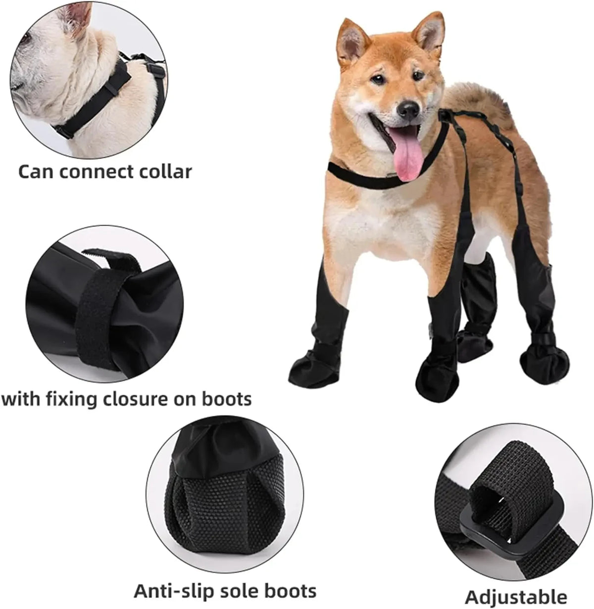 SecureFit Waterproof Dog Shoes