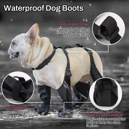 SecureFit Waterproof Dog Shoes