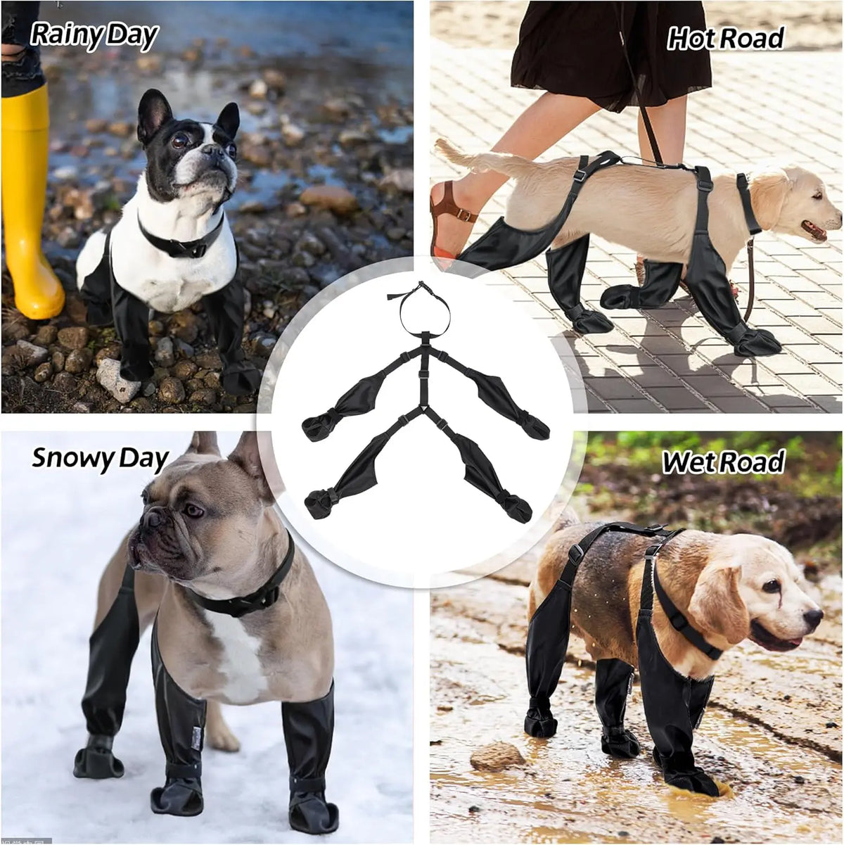 SecureFit Waterproof Dog Shoes